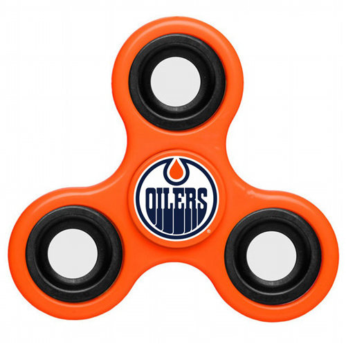 NHL Edmonton Oilers 3 Way Fidget Spinner E115 - Orange